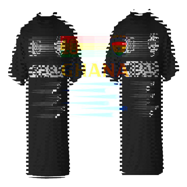 ガーナ サッカージャージ ガーナ国旗 サッカー愛好家 Tシャツ