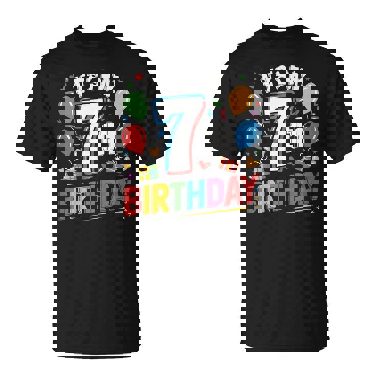 キッズ 7歳の誕生日シャツ男の子キッズ幼児7歳の誕生日男の子 Tシャツ