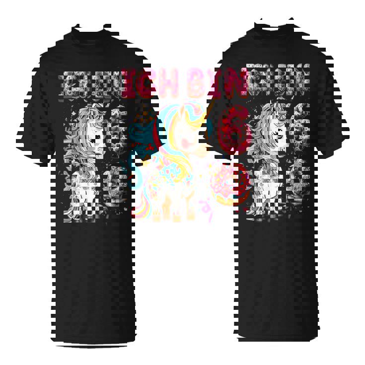 キッズ Kinder Ich Binchon 6 誕生日 ユニコーン 6歳 Tシャツ
