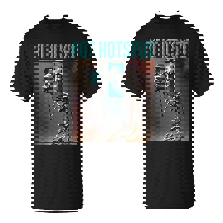 キッズ トレンド ミーム ブレイン ロート イタリアン ポット ホットスポット スケルトン Tシャツ