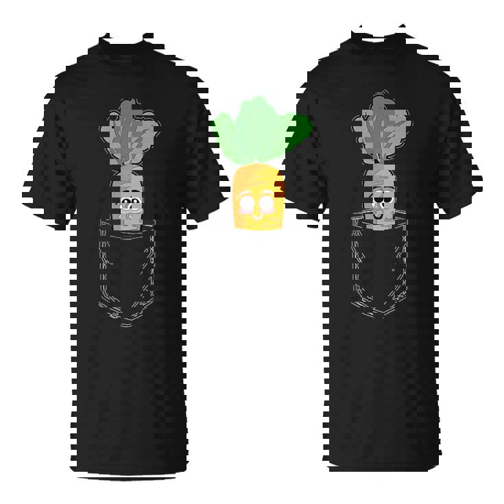 キャロットポケット おもしろキャロットインポケット Tシャツ