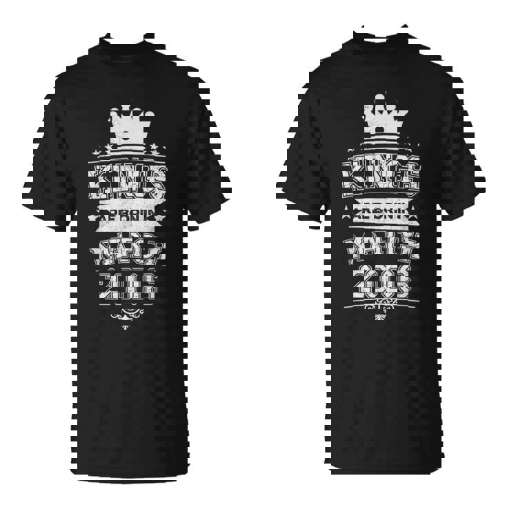 キングスは2006年3月に誕生 20歳の誕生日 男性 男の子 Tシャツ