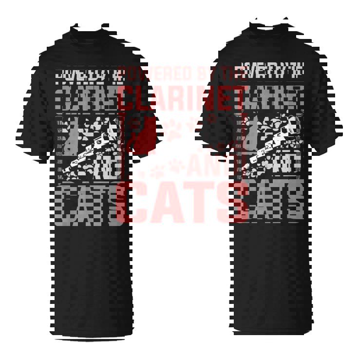 クラリネットとキャッツの面白いクラリネットプレーヤーがパワーアップ。 Tシャツ