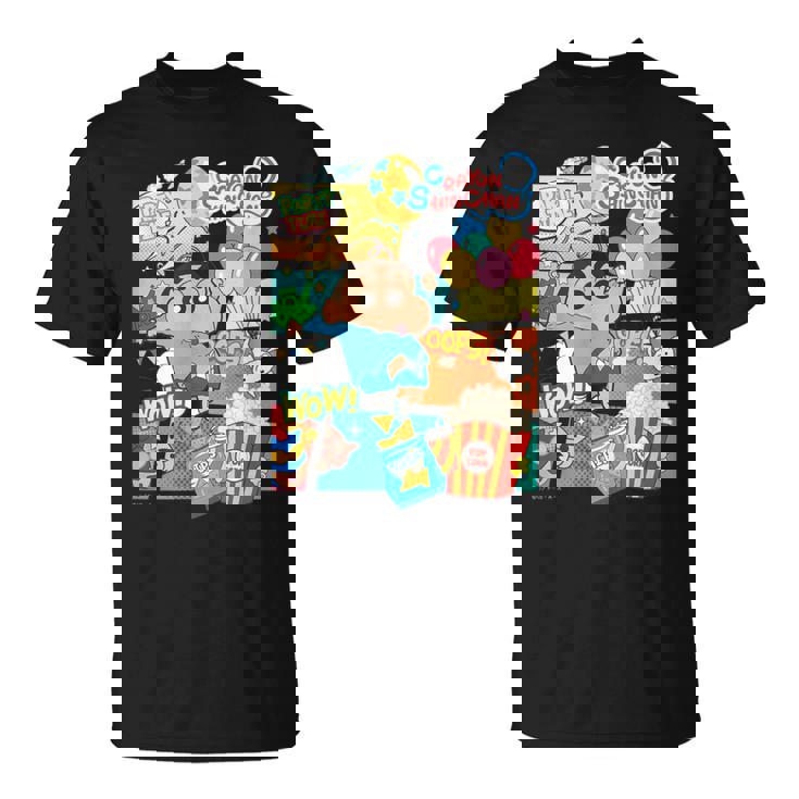 クレヨンしんちゃん アメコミ風のしんちゃん パーティタイム Tシャツ