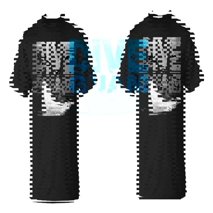 グアムマンタでのダイビング Tシャツ