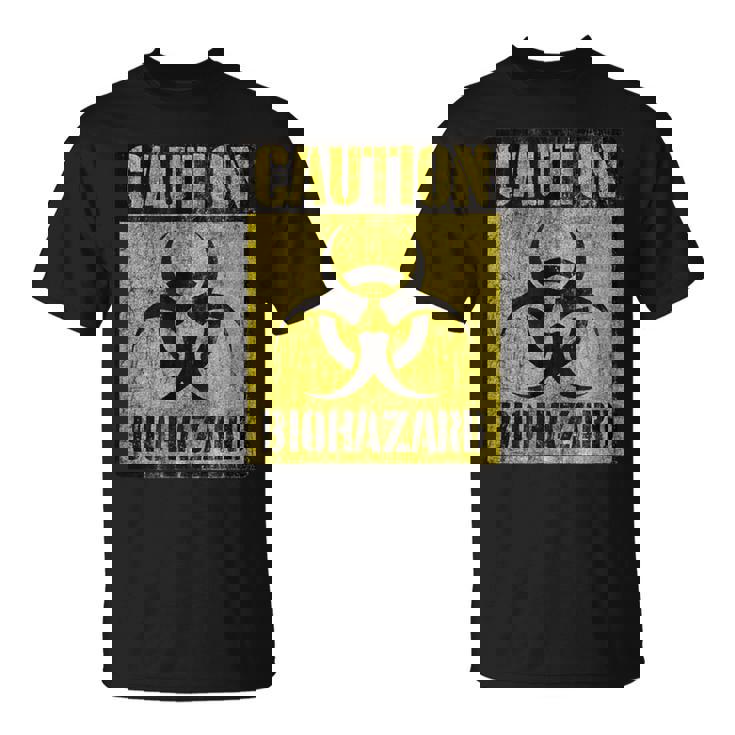 グランジ バイオハザード シンボル 黙示録後 警告サイン Tシャツ