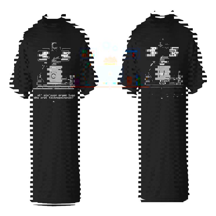 コンピュータサイエンスrプログラマーは海賊 Tシャツ