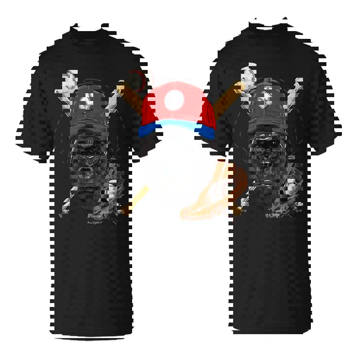 ゴリラ野球 ゴリララバーズ 野球選手 Tシャツ