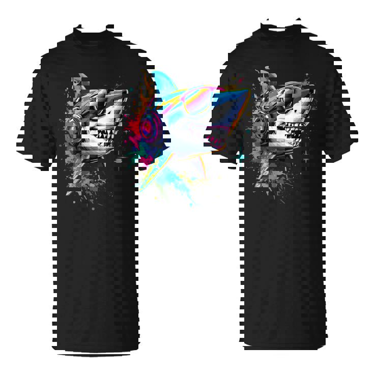 サメのモチーフ サメ タイガーシャーク オグロメジロザメ ホオジロザメ Tシャツ