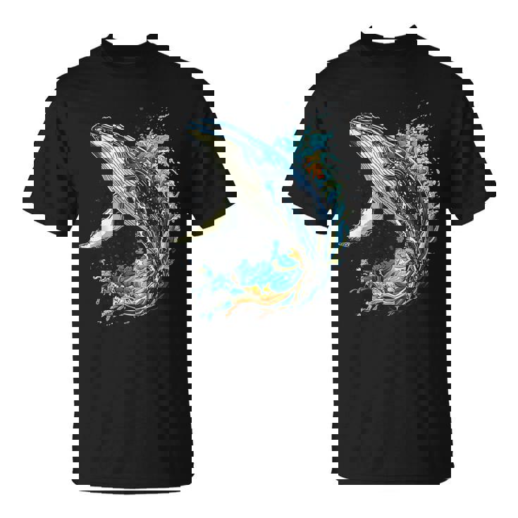 ザトウクジラ 動物 グラフィック イラスト ザトウクジラ Tシャツ