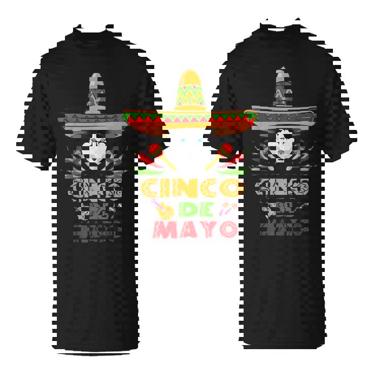 シンコ・デ・マヨ シンコ・デ・マヨのシベリアン・ハスキーの面白い犬 Tシャツ