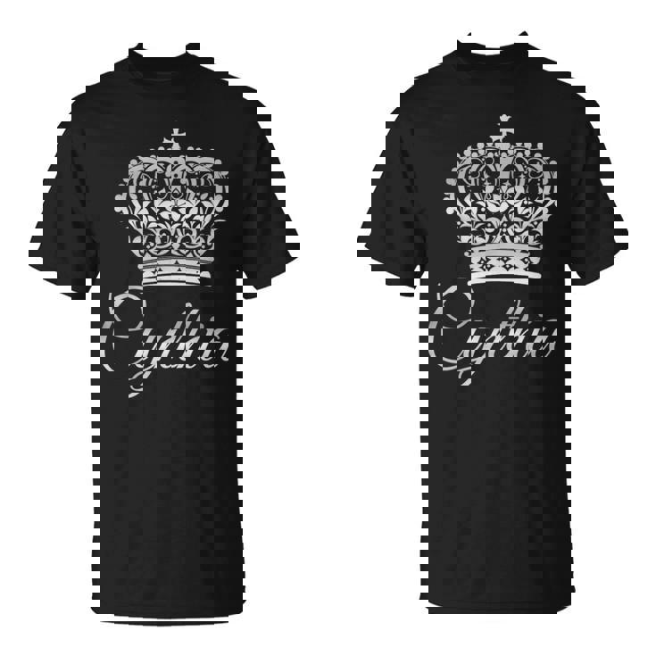 シンシア女王 女王 名前 王冠 リーガル プリンセス Tシャツ