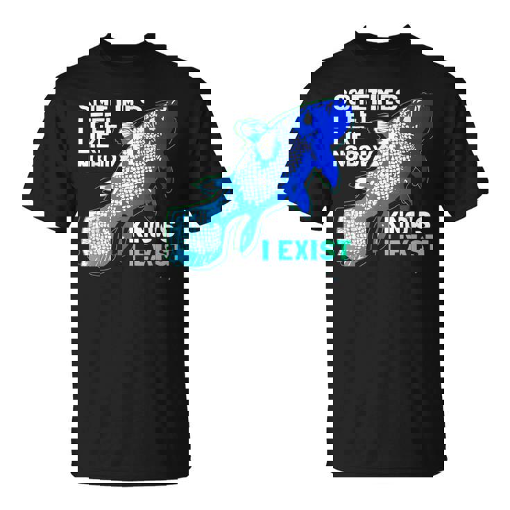 シーラカンス I Exist Tシャツ