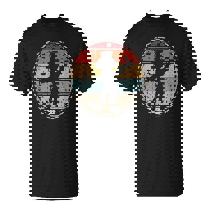 ジャグリングピエロ面白いサーカスジャグラー Tシャツ