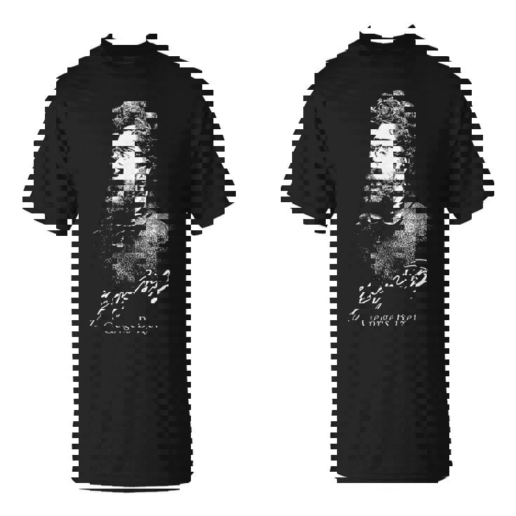 ジョルジュ・ビゼー。 フランスの作曲家。 クラッシック。 Tシャツ