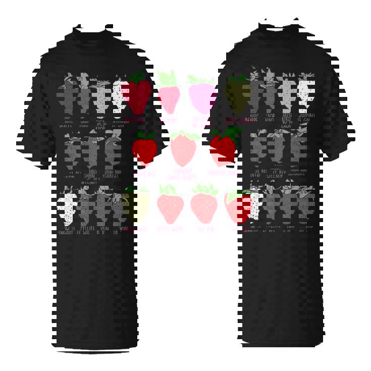 ストロベリーフルーツシャツ イチゴの種類 コテージコア Tシャツ