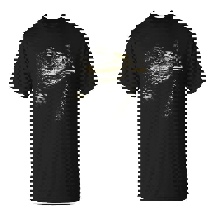 スモーキング トカゲ ヒゲドラゴン 420 ストーナー 爬虫類 長袖tシャツ Tシャツ