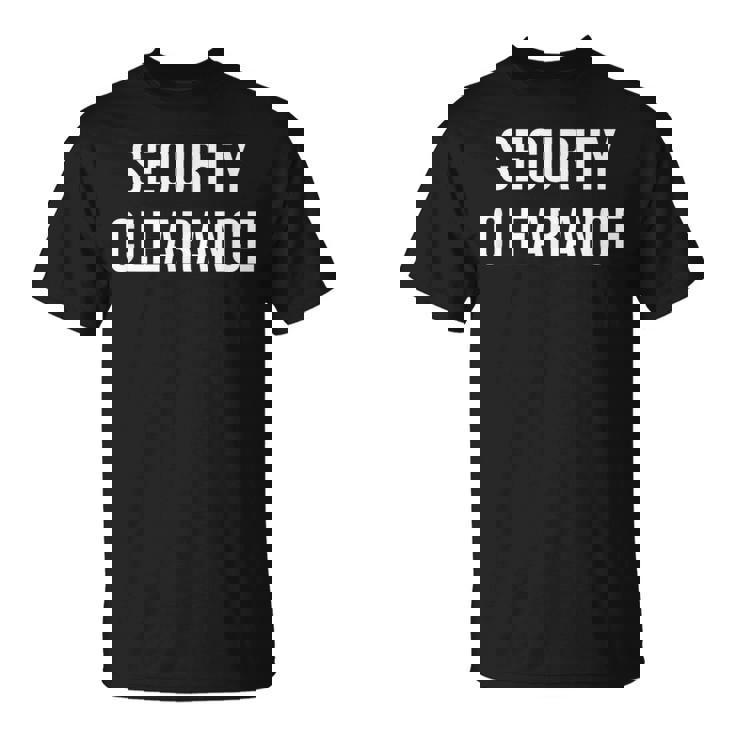 セキュリティクリアランス Tシャツ