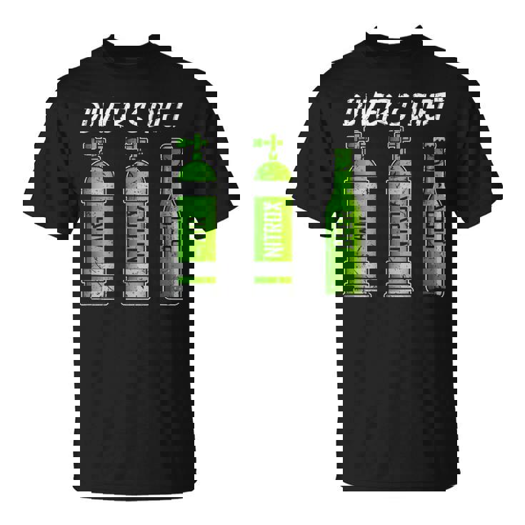 ダイバー ダイエット ビール おもしろ スキューバダイビング Tシャツ