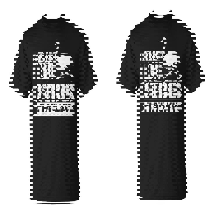 ダチョウが大好きだからだからダチョウ Tシャツ