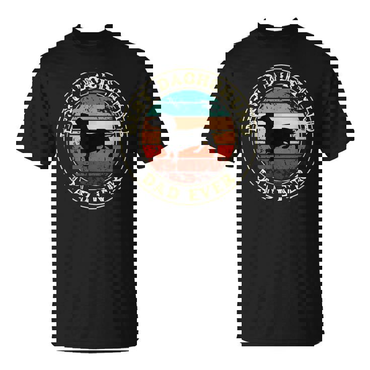 ダックスフンド ダックスフンド 男性用 ギフト アイデア ファニー ダディ ドッグ Tシャツ