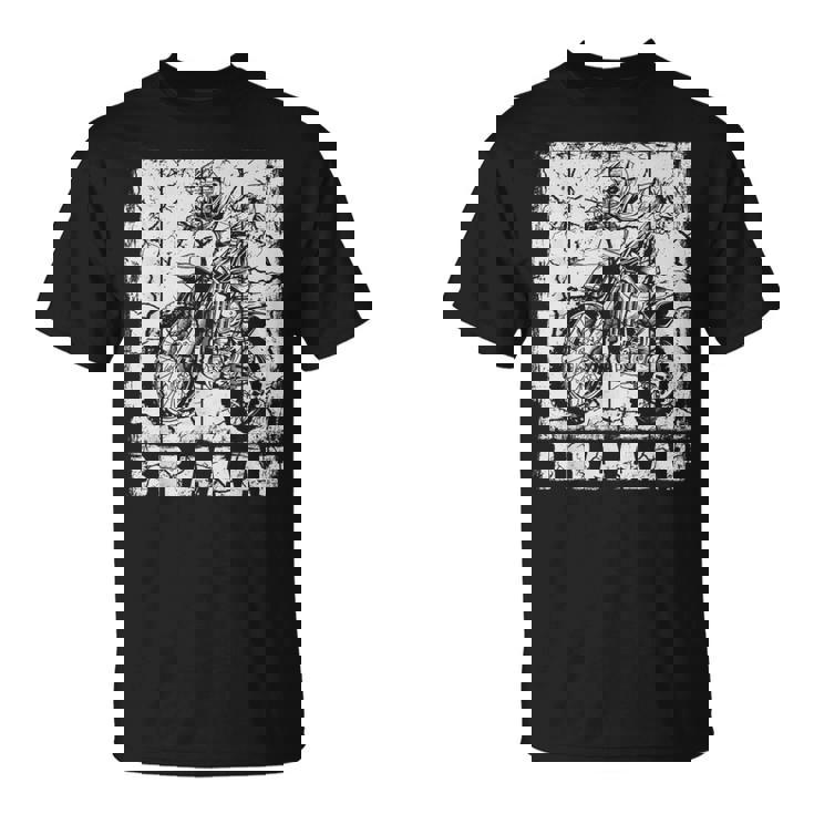 ダートバイク用ブラップデザイン モトクロス ダートバイク Tシャツ