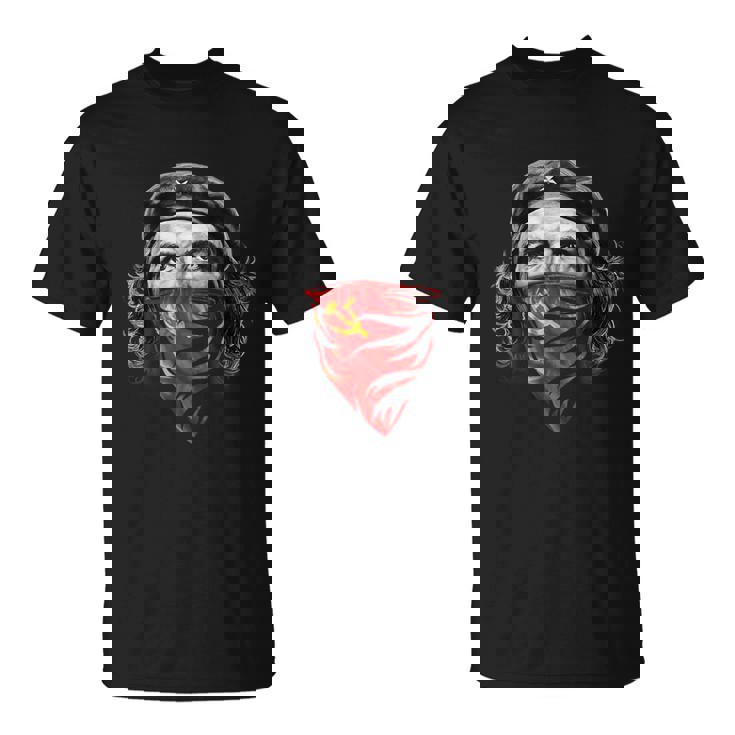 チェゲバラソビエトハンマーと鎌 レッドバンダナ Tシャツ