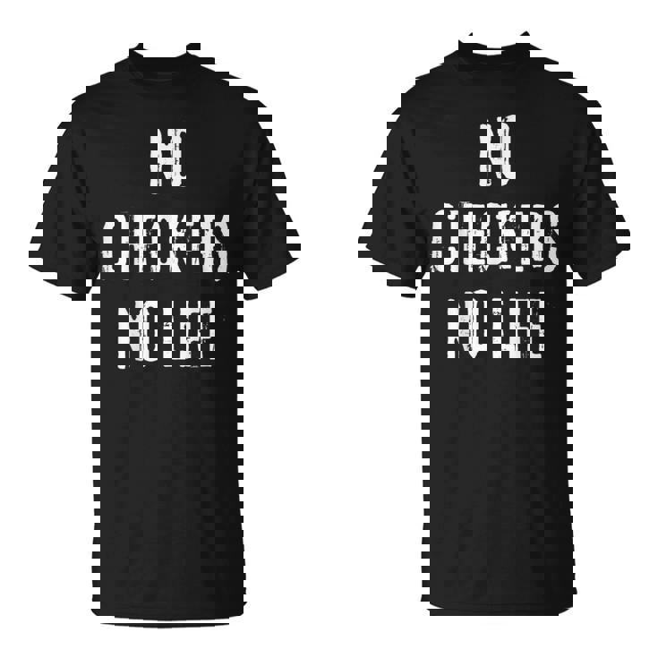 チェッカーズ プレイヤー ボードゲーム愛好家 Tシャツ