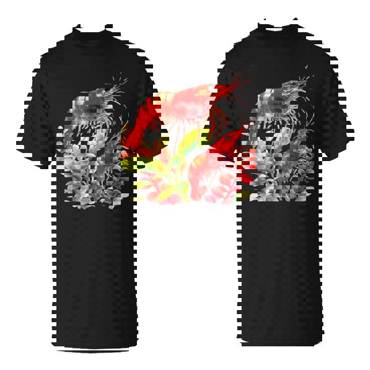 チェリーエビ 水草 水槽 淡水エビ Tシャツ