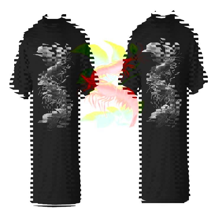 チェリーシュリンプ ブリーダー ネオカラディナ 淡水水族館 エビ Tシャツ