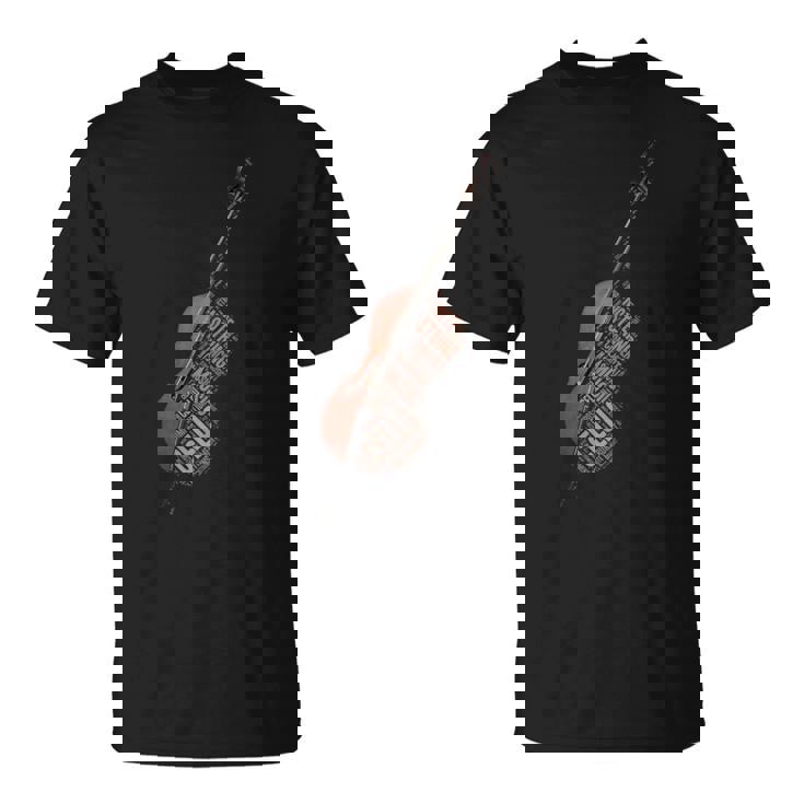 チェロ奏者の贈り物 面白いチェロオーケストラ アート チェロ奏者 Tシャツ