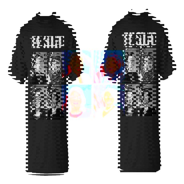 チーム Aoc ラシダ・トライブ・イルハン・オマール・アヤナ・プレスリー Woc ミーム Tシャツ