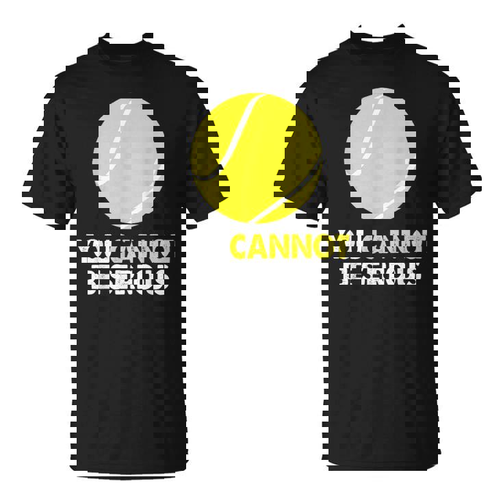 テニス ユーモア You Cannot Beerious ラケット スポーツ Tシャツ