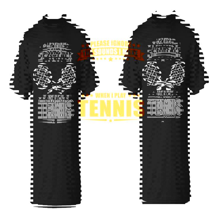 テニスノイズ-面白いテニスシャツ Tシャツ