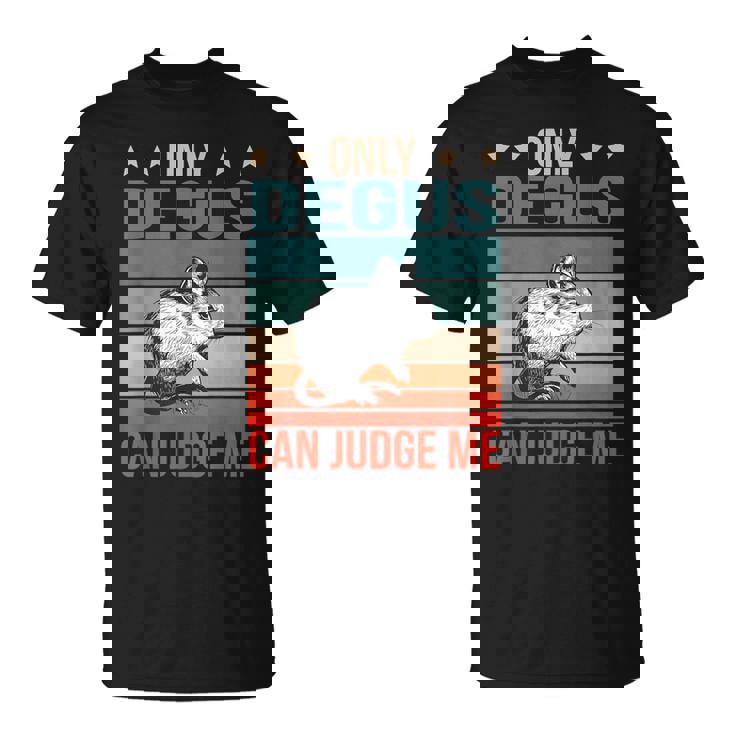 デグーは私を判断できる 齧歯類 デグー Tシャツ