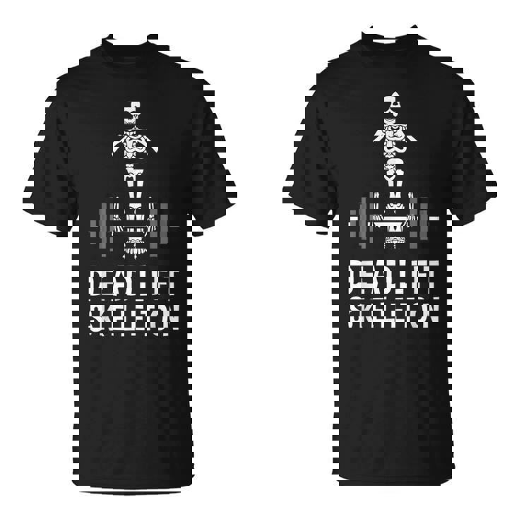 デッドリフトスケルトン-面白いジム Tシャツ