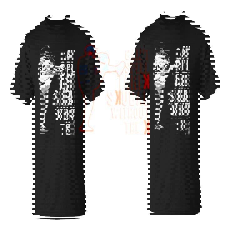 デトロイト・タリック・スクーバル-Kなしではスクーバルは綴れない Tシャツ