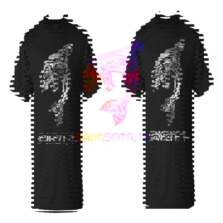 トライバル サラソタ オルカ キラー クジラ ネイティブアメリカン Tシャツ