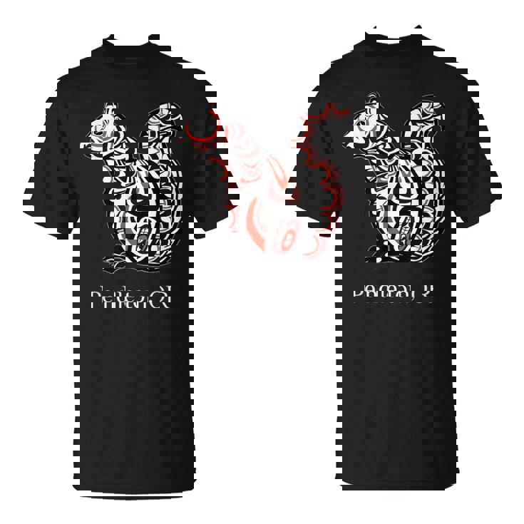 トライバル リス ペンドルトン オレゴン Pnw ネイティブアメリカン Tシャツ