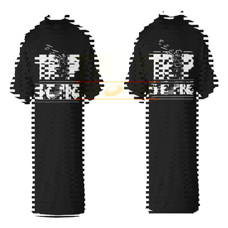 トラップ射撃 ピジョン ショットガン からのプル トラップ クレー射撃 Tシャツ