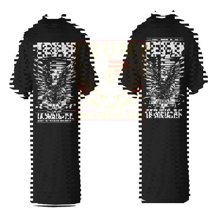 トランプ 2024 テイク・アメリカ・バック トランプ大統領 長袖tシャツ Tシャツ