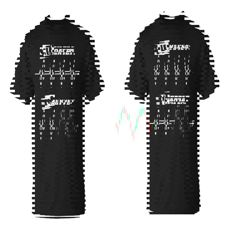 トレーダー ハートビート マイハートビート 株 株式市場 Fx取引 Tシャツ