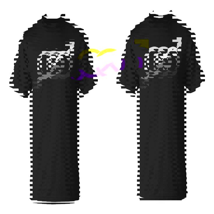 ノンバイナリー・プライド無限大 Tシャツ