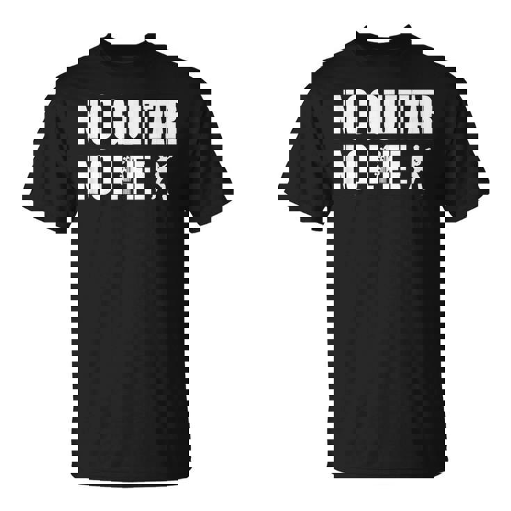 ノーギターノーライフ ギター好き ギター エレキギター ポップ音楽 ロック音楽 軽音部 バンド Tシャツ