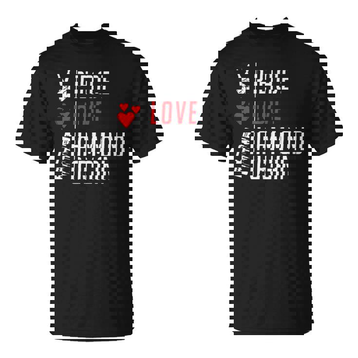 ハモンド・オルガン 特許音楽 Tシャツ