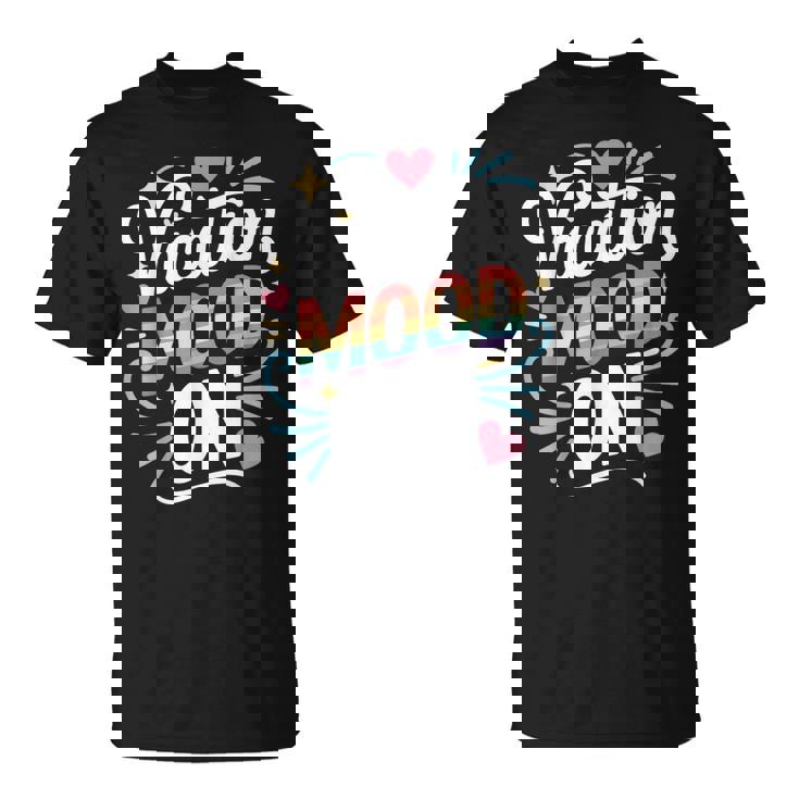 バカンス ムード 面白い 夏 言い回し お祭り 休日acation Mood On Tシャツ