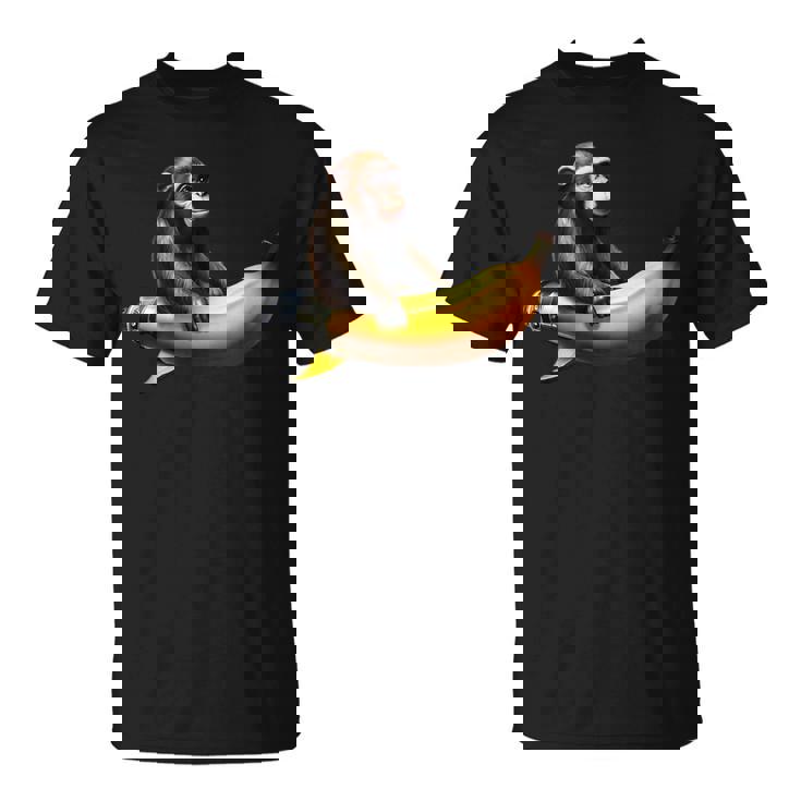 バナナロケットの宇宙飛行士猿 Tシャツ