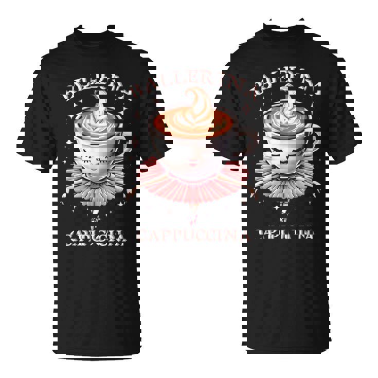 バレリーナ カプチーノ ミーム ブレイン イタリアン Tシャツ