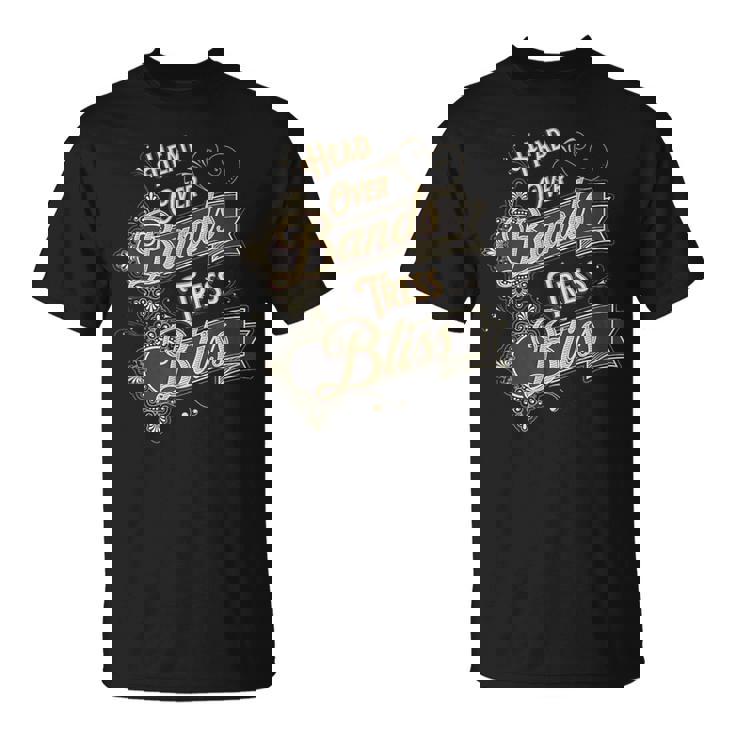 バンドと髪のユーモアで魅せるスタイル表現 Tシャツ