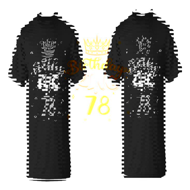 バースデーキング 78 ロイヤルテーマ 誕生日パーティー お祝い 78歳 Tシャツ